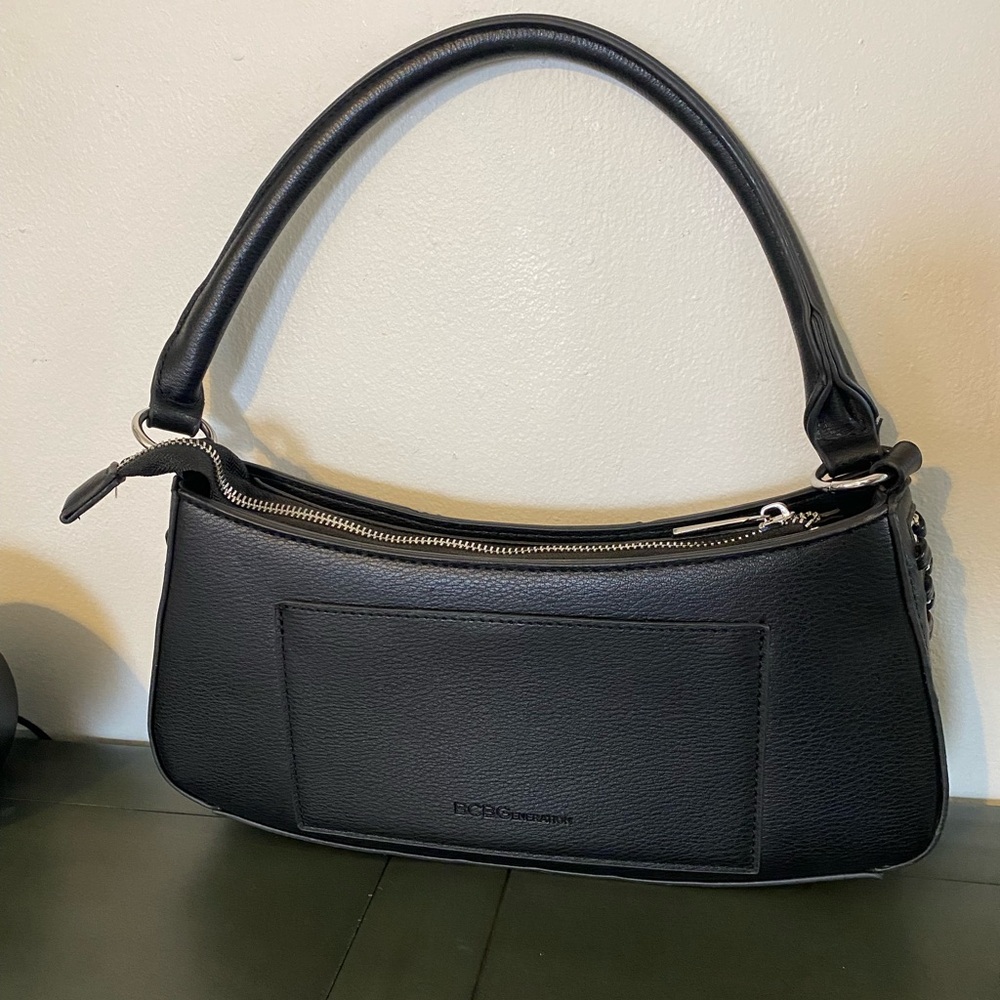 BCBG Elegant Black Hand/Shoulder Bag